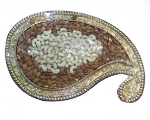 Almond and Cashew Tray For Festival Gift